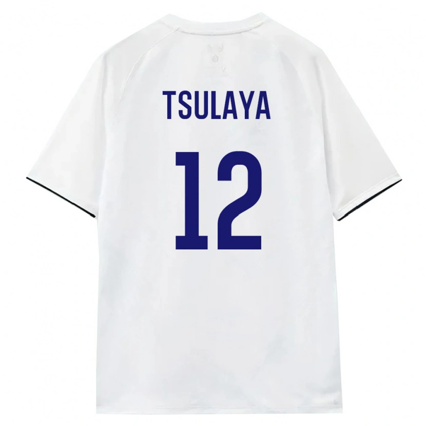 Danxen Niño Camiseta Rusia Mikhail Tsulaya #12 Blanco Marrón Negro 2ª Equipación 26-28 La Camisa