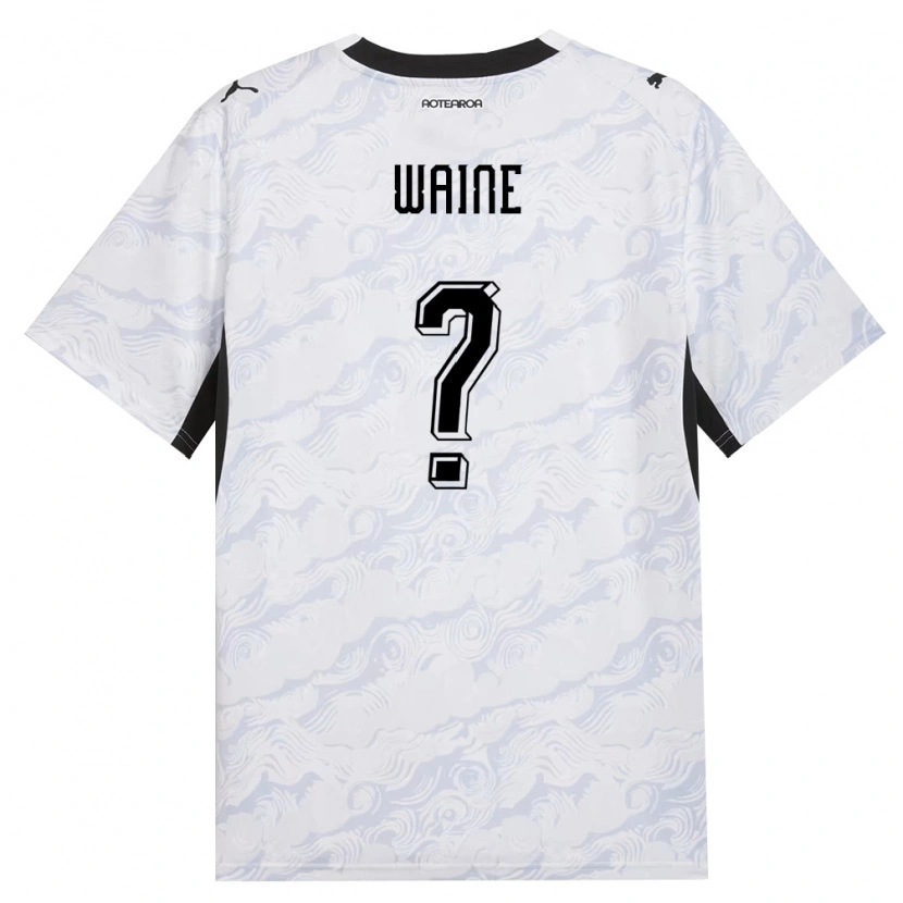 Danxen Niño Camiseta Nueva Zelanda Ben Waine #0 Negro Blanco 2ª Equipación 26-28 La Camisa