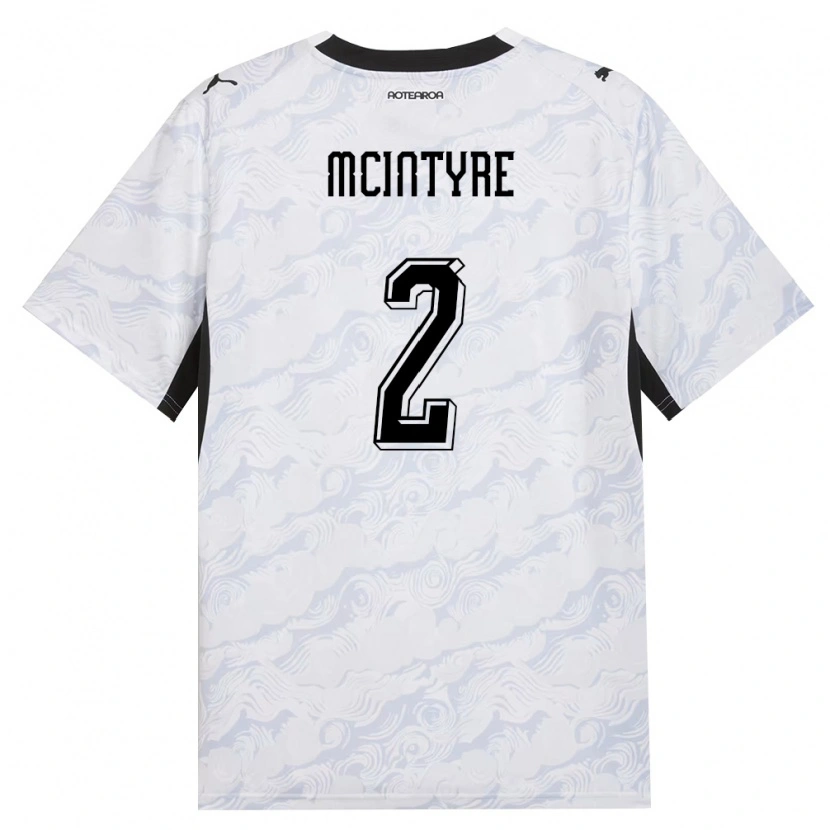 Danxen Niño Camiseta Nueva Zelanda Joe Mcintyre #2 Negro Blanco 2ª Equipación 26-28 La Camisa