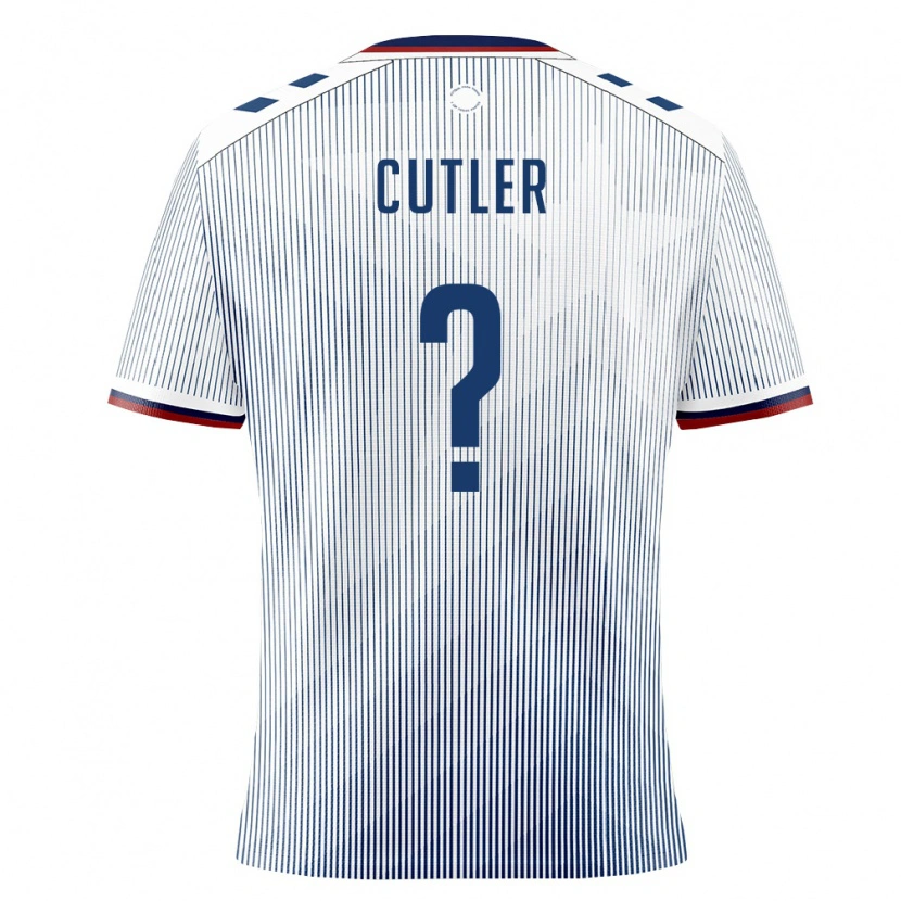 Danxen Niño Camiseta Puerto Rico André Cutler #0 Azul Real Blanco 2ª Equipación 26-28 La Camisa