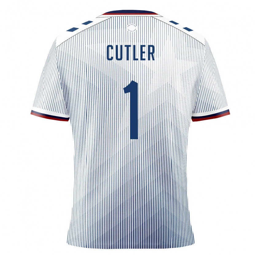 Danxen Niño Camiseta Puerto Rico Sebastián Cutler #1 Azul Real Blanco 2ª Equipación 26-28 La Camisa