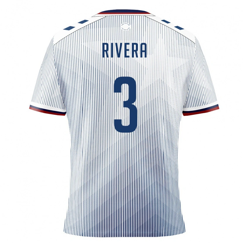 Danxen Niño Camiseta Puerto Rico Nicholas Rivera #3 Azul Real Blanco 2ª Equipación 26-28 La Camisa