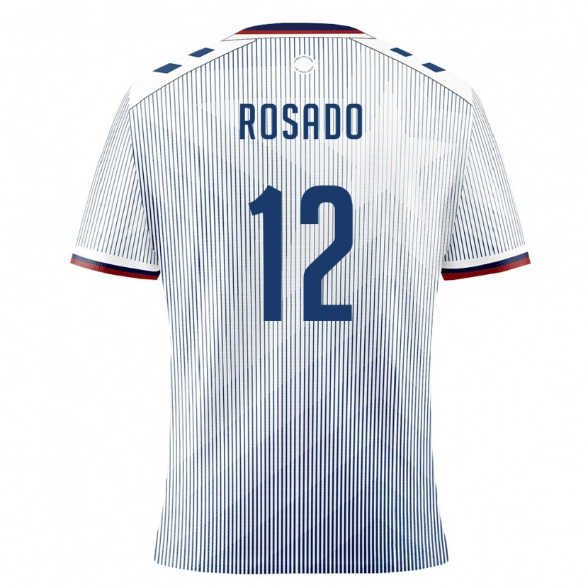 Danxen Niño Camiseta Puerto Rico Ruben Rosado #12 Azul Real Blanco 2ª Equipación 26-28 La Camisa
