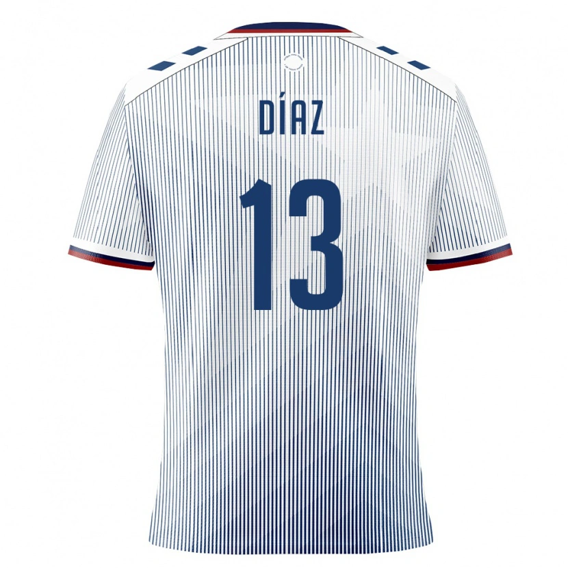 Danxen Niño Camiseta Puerto Rico Gerald Díaz #13 Azul Real Blanco 2ª Equipación 26-28 La Camisa