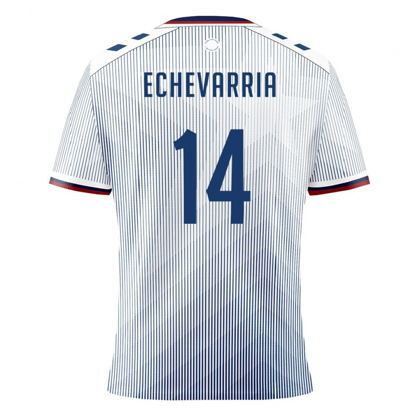 Danxen Niño Camiseta Puerto Rico Diego Echevarria #14 Azul Real Blanco 2ª Equipación 26-28 La Camisa