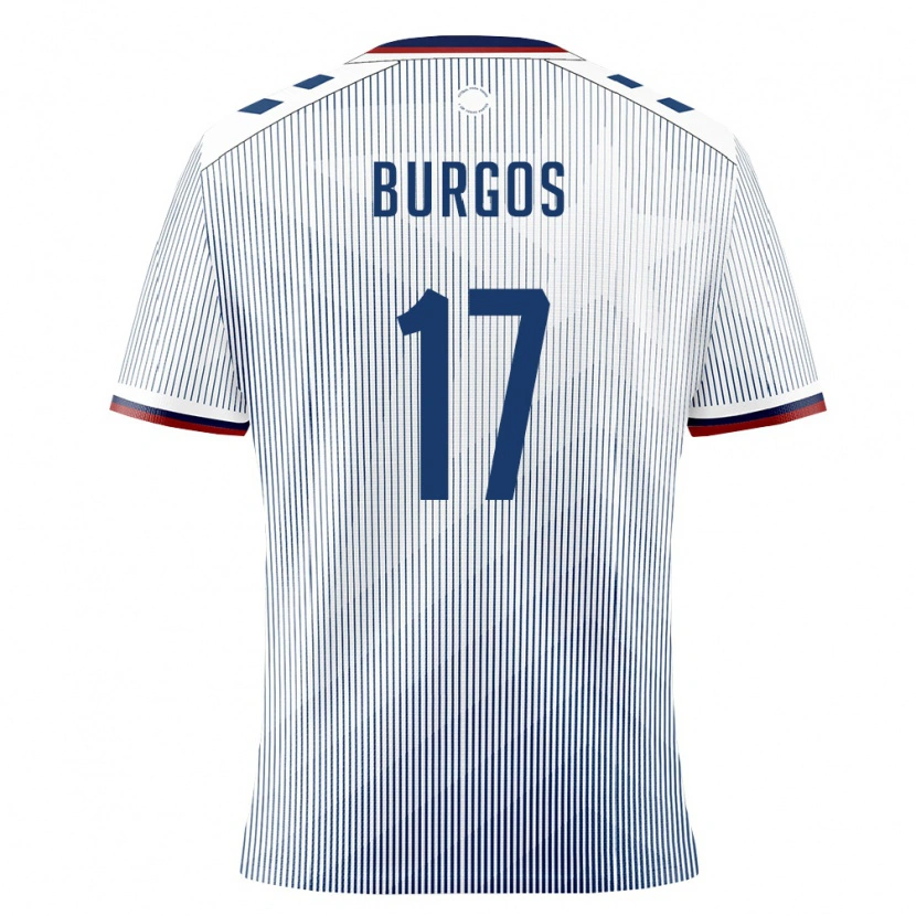 Danxen Niño Camiseta Puerto Rico Adrián Burgos #17 Azul Real Blanco 2ª Equipación 26-28 La Camisa