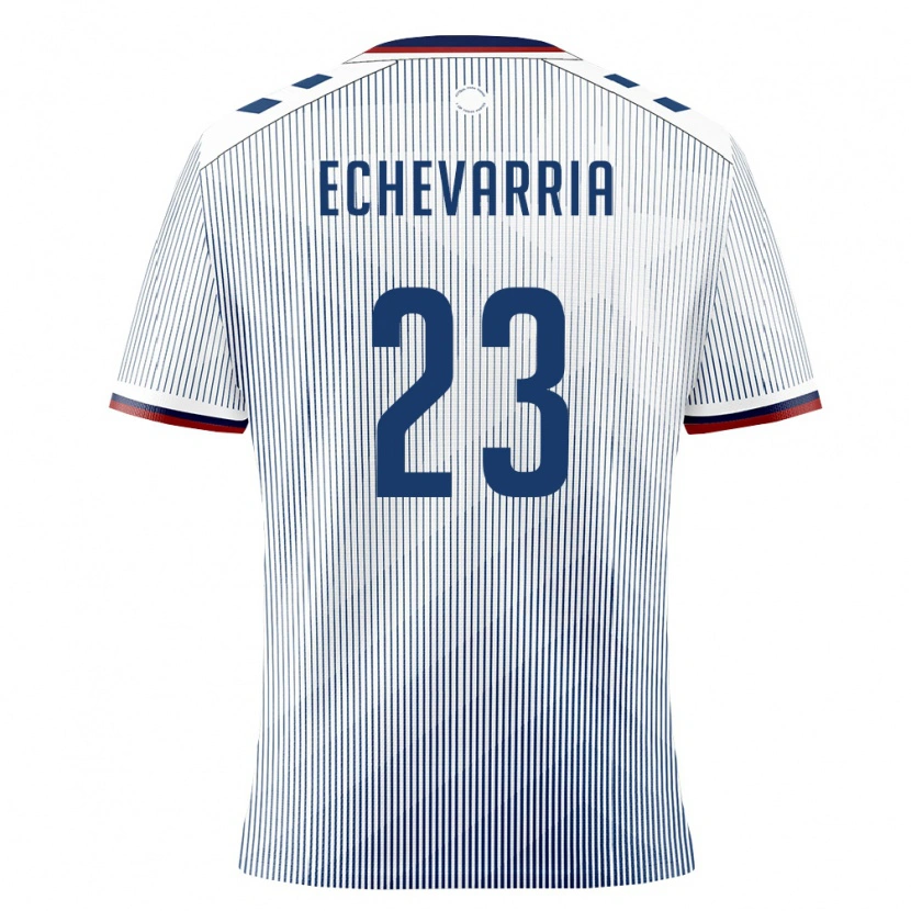 Danxen Niño Camiseta Puerto Rico Steven Echevarria #23 Azul Real Blanco 2ª Equipación 26-28 La Camisa