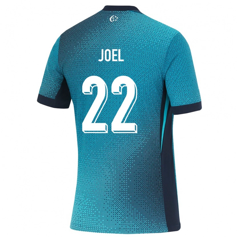 Danxen Niño Camiseta Singapur Joel Chew #22 Turquesa Oscuro Negro 2ª Equipación 26-28 La Camisa