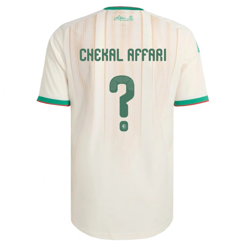 Danxen Hombre Camiseta Argelia Hadji Chekal Affari #0 Marfil Verde Rojo 1ª Equipación 26-28 La Camisa