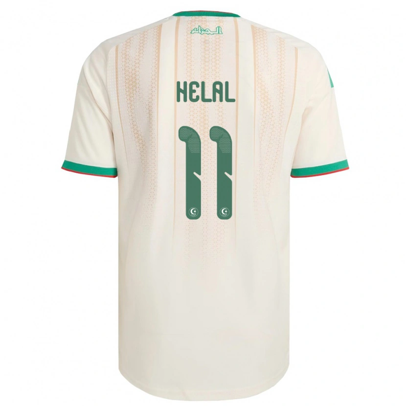 Danxen Hombre Camiseta Argelia Mounir Helal #11 Marfil Verde Rojo 1ª Equipación 26-28 La Camisa