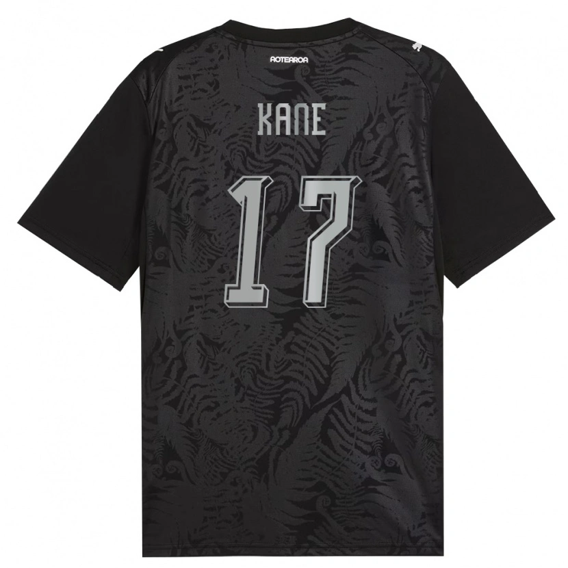 Danxen Hombre Camiseta Nueva Zelanda Sean Kane #17 Blanco Negro Gris 1ª Equipación 26-28 La Camisa