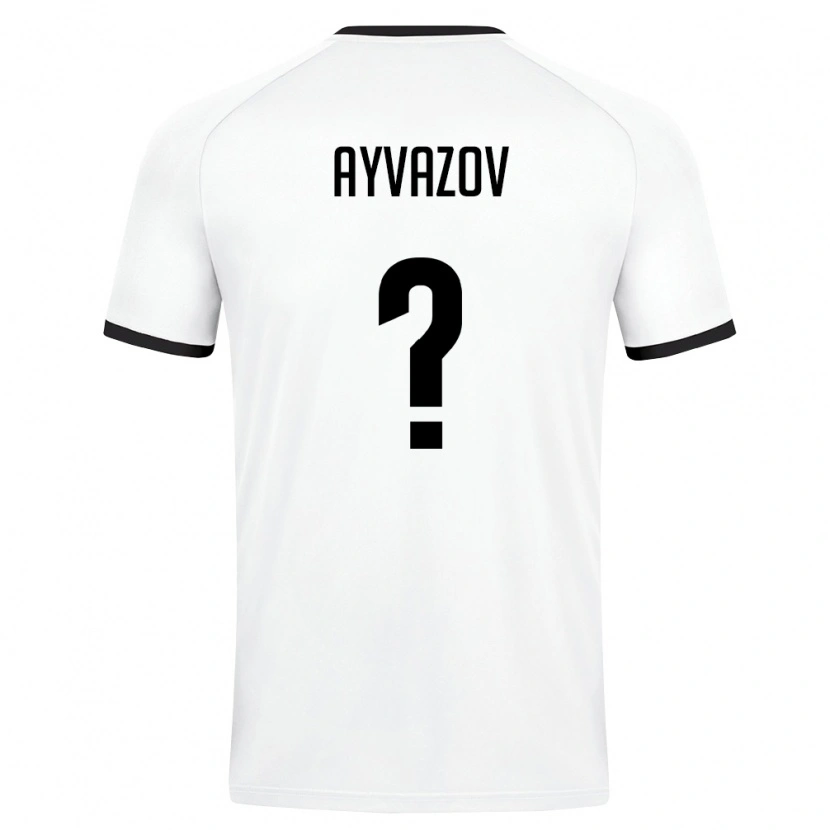 Danxen Hombre Camiseta Uzbekistán Rafik Ayvazov #0 Blanco Verde Oscuro 2ª Equipación 26-28 La Camisa