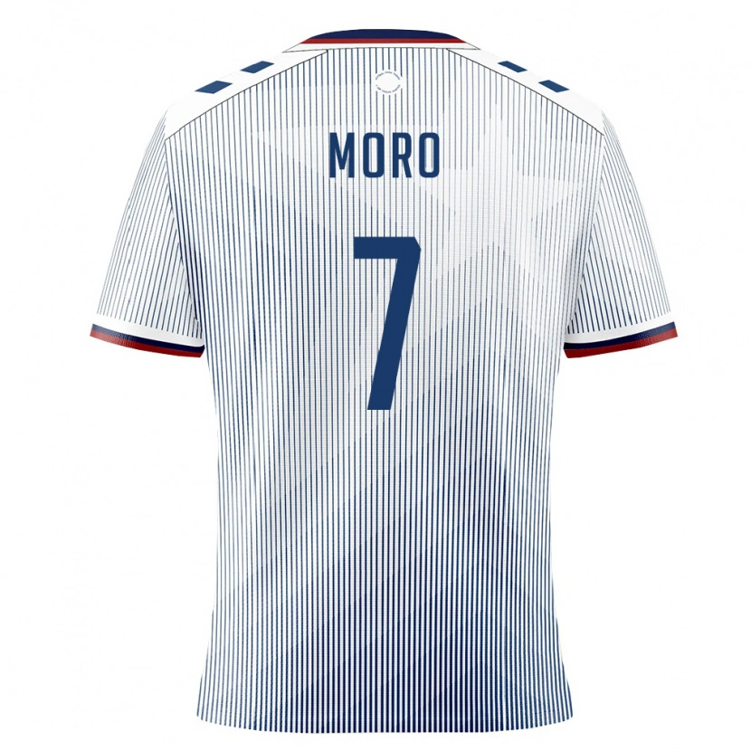 Danxen Hombre Camiseta Puerto Rico Adrián Moro #7 Azul Real Blanco 2ª Equipación 26-28 La Camisa