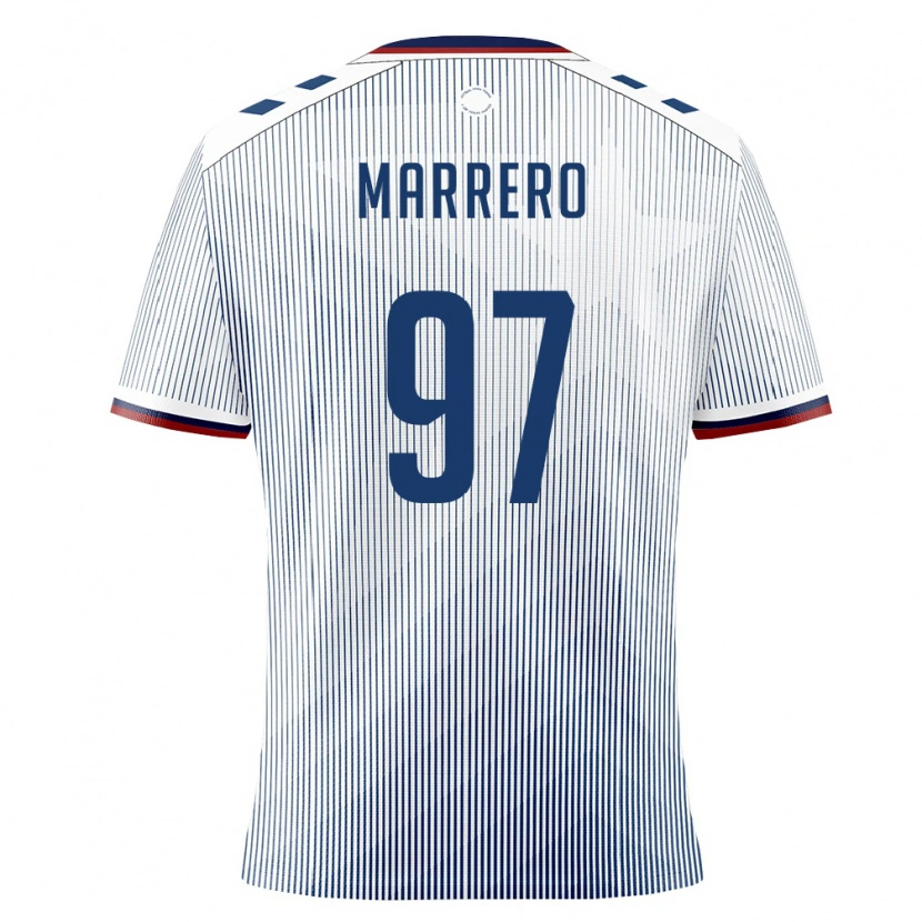Danxen Hombre Camiseta Puerto Rico David Marrero #97 Azul Real Blanco 2ª Equipación 26-28 La Camisa