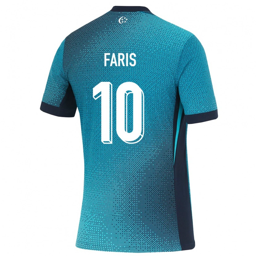 Danxen Hombre Camiseta Singapur Faris Ramli #10 Turquesa Oscuro Negro 2ª Equipación 26-28 La Camisa