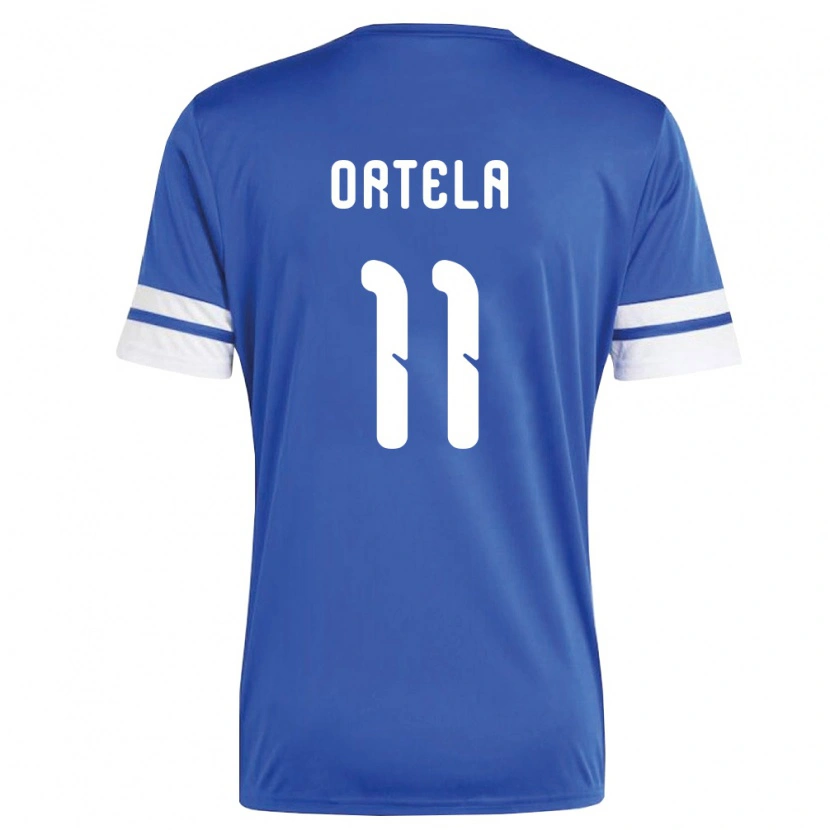 Danxen Mujer Camiseta Curazao Jerremy Ortela #11 Marino Blanco 1ª Equipación 26-28 La Camisa