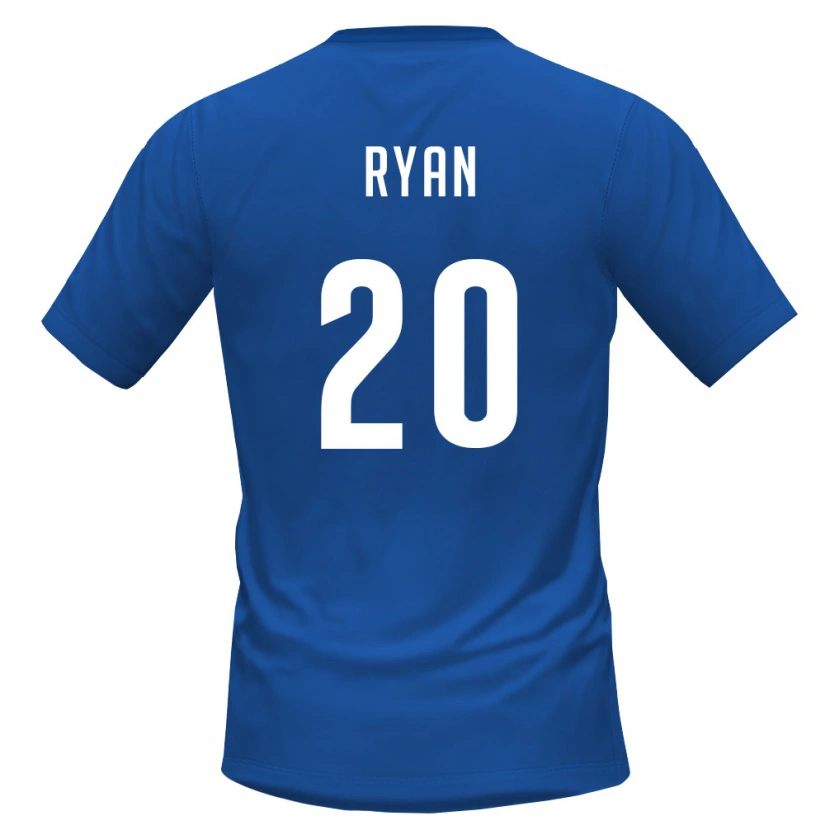Danxen Mujer Camiseta Cabo Verde Ryan Mendes #20 Azul Real Rojo 1ª Equipación 26-28 La Camisa