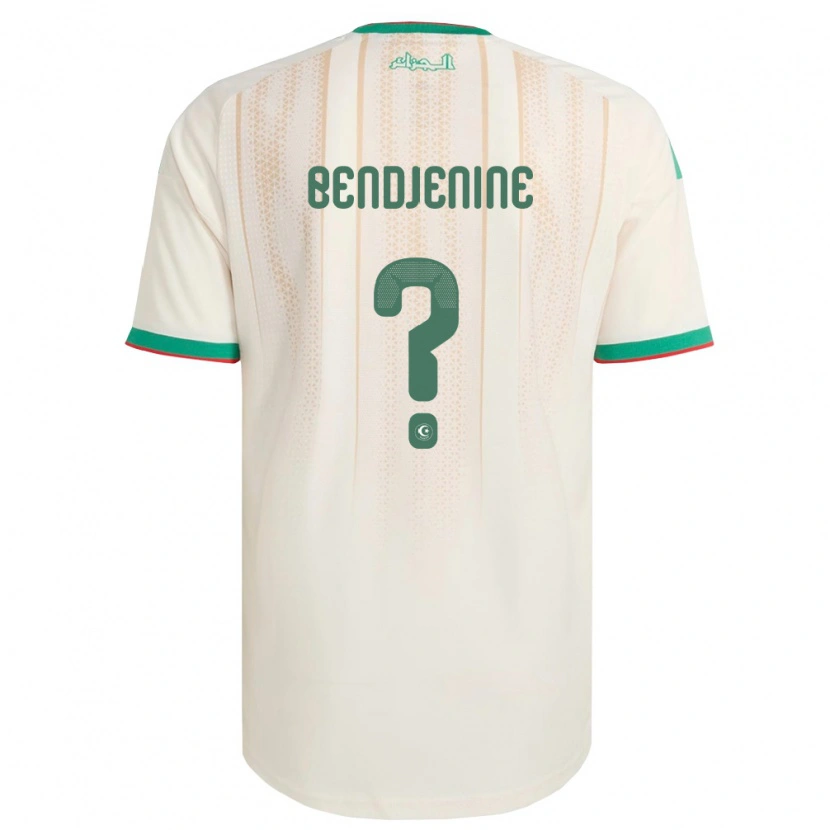 Danxen Mujer Camiseta Argelia Anes Bendjenine #0 Marfil Verde Rojo 1ª Equipación 26-28 La Camisa