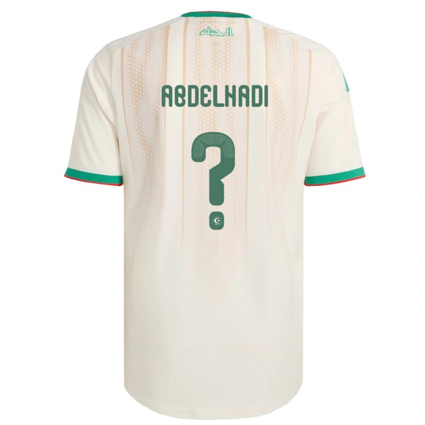Danxen Mujer Camiseta Argelia Djeddou Abdelhadi #0 Marfil Verde Rojo 1ª Equipación 26-28 La Camisa