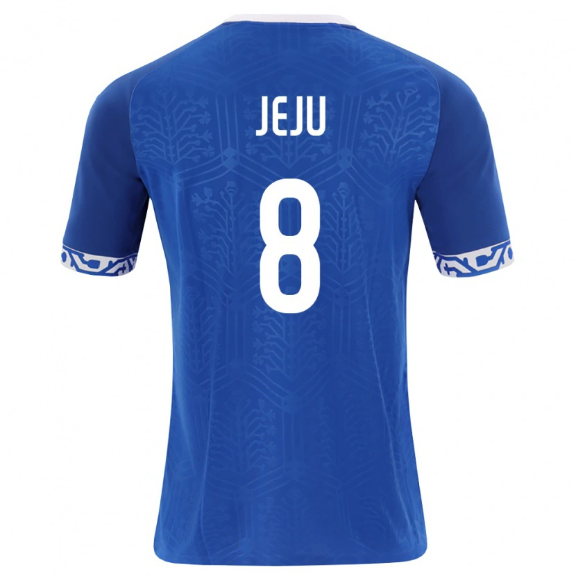 Danxen Mujer Camiseta Moldavia Ivan Jeju #8 Azul Real Blanco 1ª Equipación 26-28 La Camisa