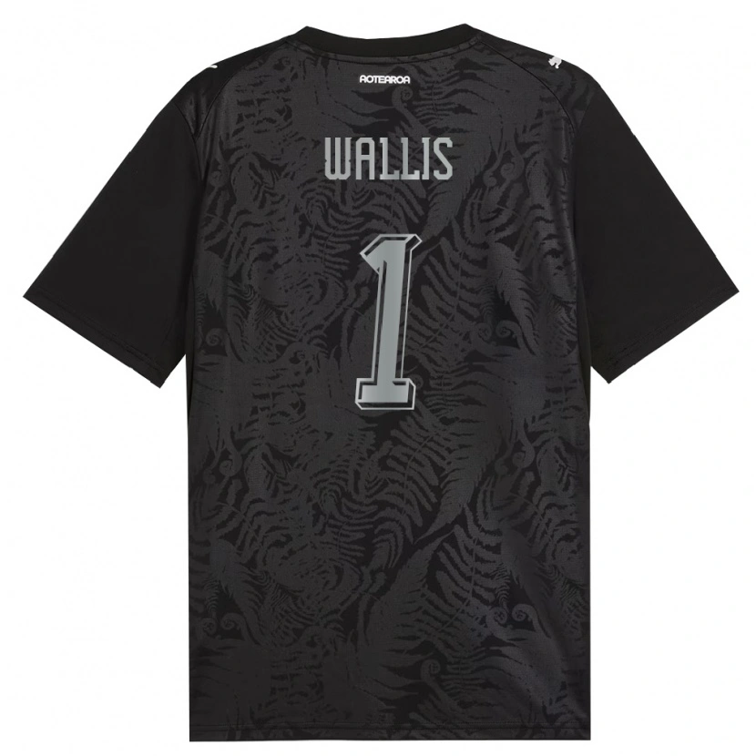 Danxen Mujer Camiseta Nueva Zelanda Joe Wallis #1 Blanco Negro Gris 1ª Equipación 26-28 La Camisa