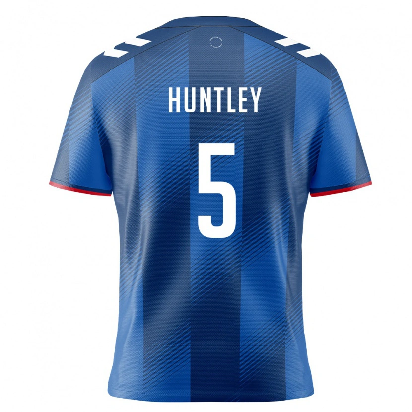 Danxen Mujer Camiseta Puerto Rico Marcelo Huntley #5 Azul Real Rojo Blanco 1ª Equipación 26-28 La Camisa