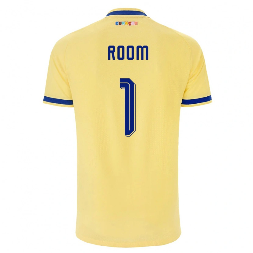 Danxen Mujer Camiseta Curazao Eloy Room #1 Amarillo Marino Rosa 2ª Equipación 26-28 La Camisa