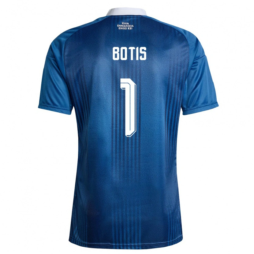 Danxen Mujer Camiseta Grecia Nikolaos Botis #1 Marino Azul Blanco 2ª Equipación 26-28 La Camisa