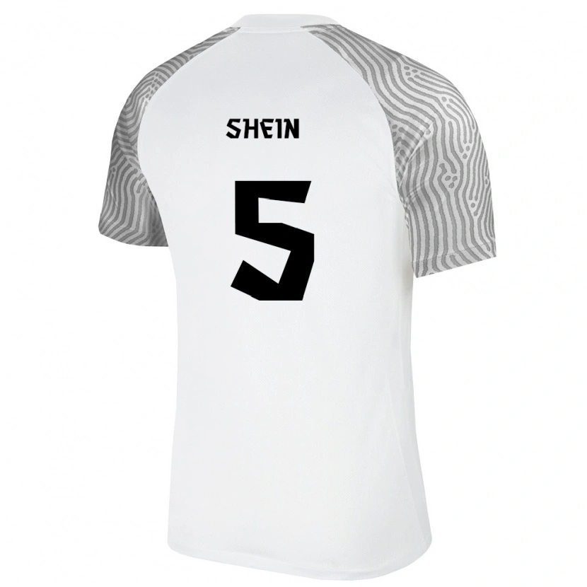 Danxen Mujer Camiseta Estonia Rocco Shein #5 Blanco Gris 2ª Equipación 26-28 La Camisa
