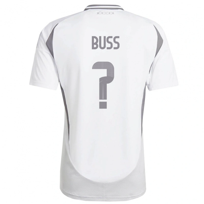 Danxen Mujer Camiseta Letonia Rojs Buss #0 Blanco Gris Oscuro 2ª Equipación 26-28 La Camisa
