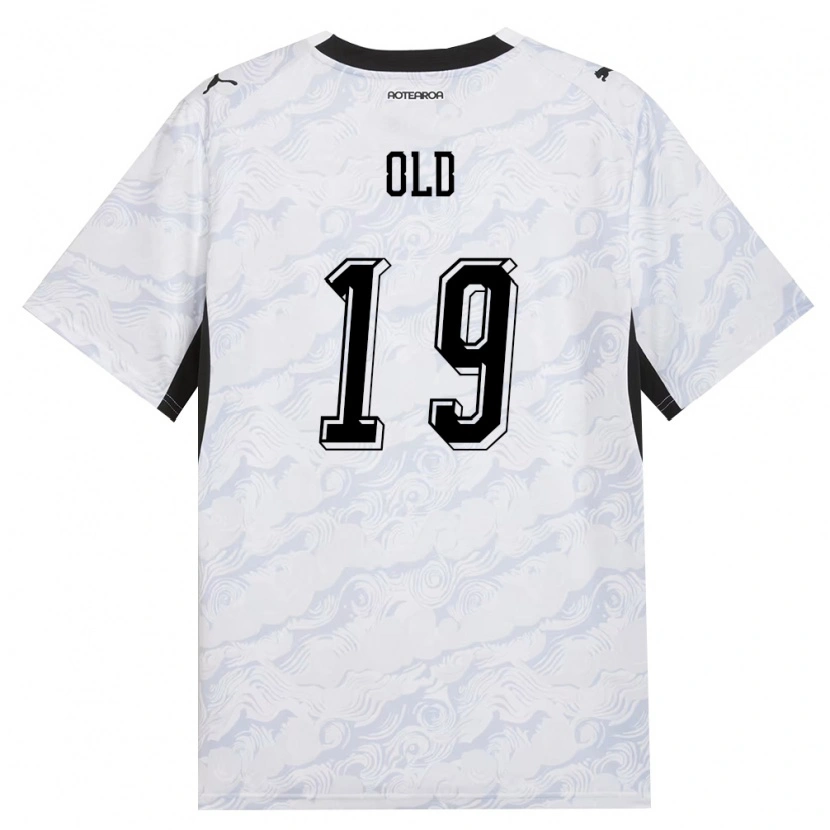 Danxen Mujer Camiseta Nueva Zelanda Ben Old #19 Negro Blanco 2ª Equipación 26-28 La Camisa