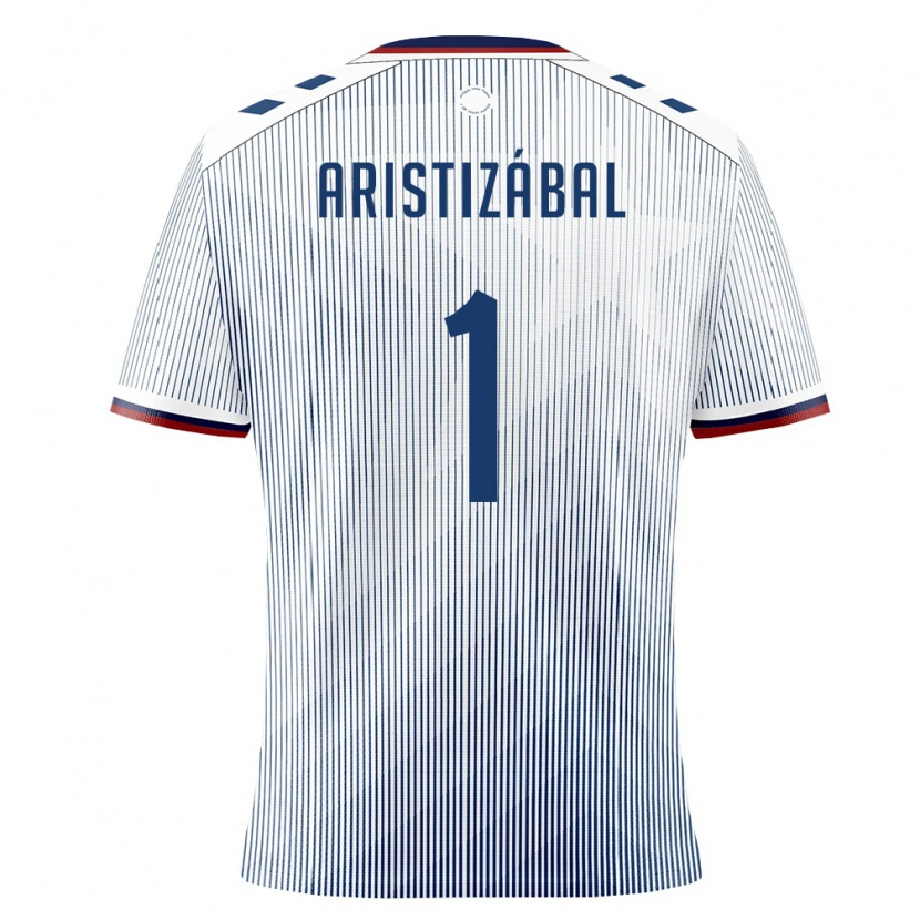Danxen Mujer Camiseta Puerto Rico Nicolás Aristizábal #1 Azul Real Blanco 2ª Equipación 26-28 La Camisa