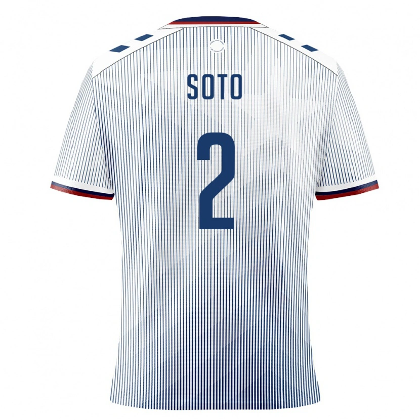 Danxen Mujer Camiseta Puerto Rico Adrián Soto #2 Azul Real Blanco 2ª Equipación 26-28 La Camisa
