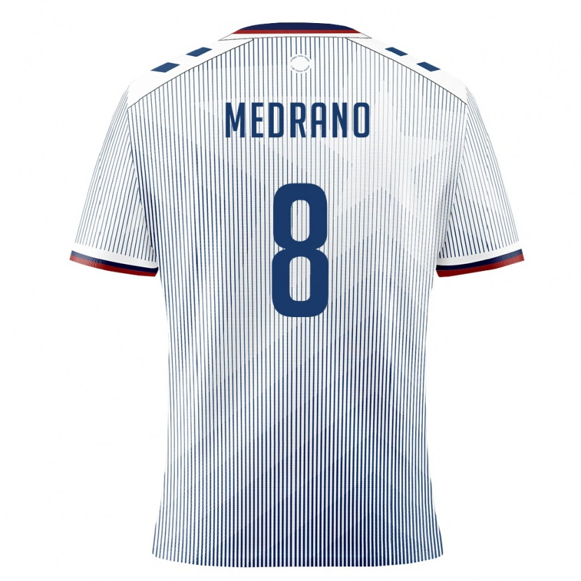 Danxen Mujer Camiseta Puerto Rico Keven Medrano #8 Azul Real Blanco 2ª Equipación 26-28 La Camisa
