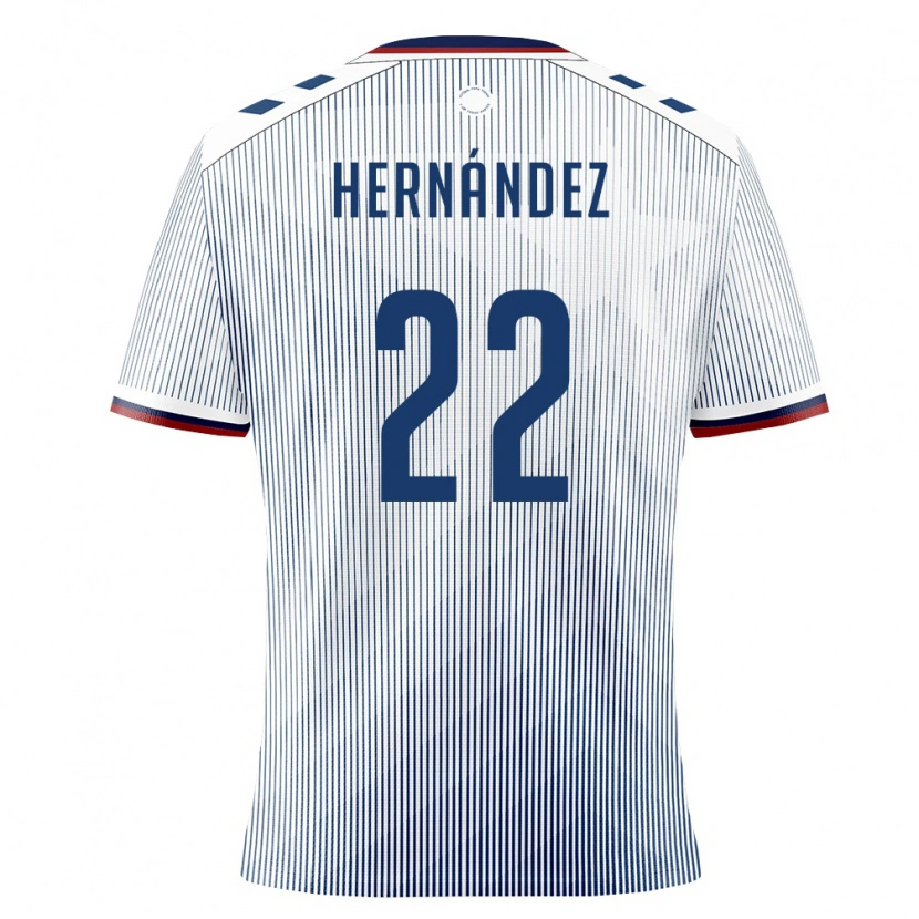 Danxen Mujer Camiseta Puerto Rico Noeh Hernández #22 Azul Real Blanco 2ª Equipación 26-28 La Camisa
