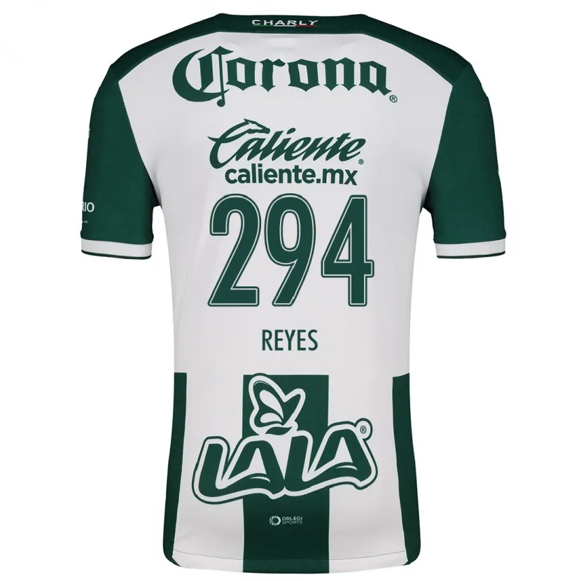 Danxen Niño Camiseta Máximo Reyes #294 Verde Blanco 1ª Equipación 2024/25 La Camisa