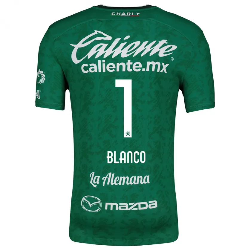 Danxen Niño Camiseta Alfonso Blanco #1 Verde Blanco 1ª Equipación 2024/25 La Camisa