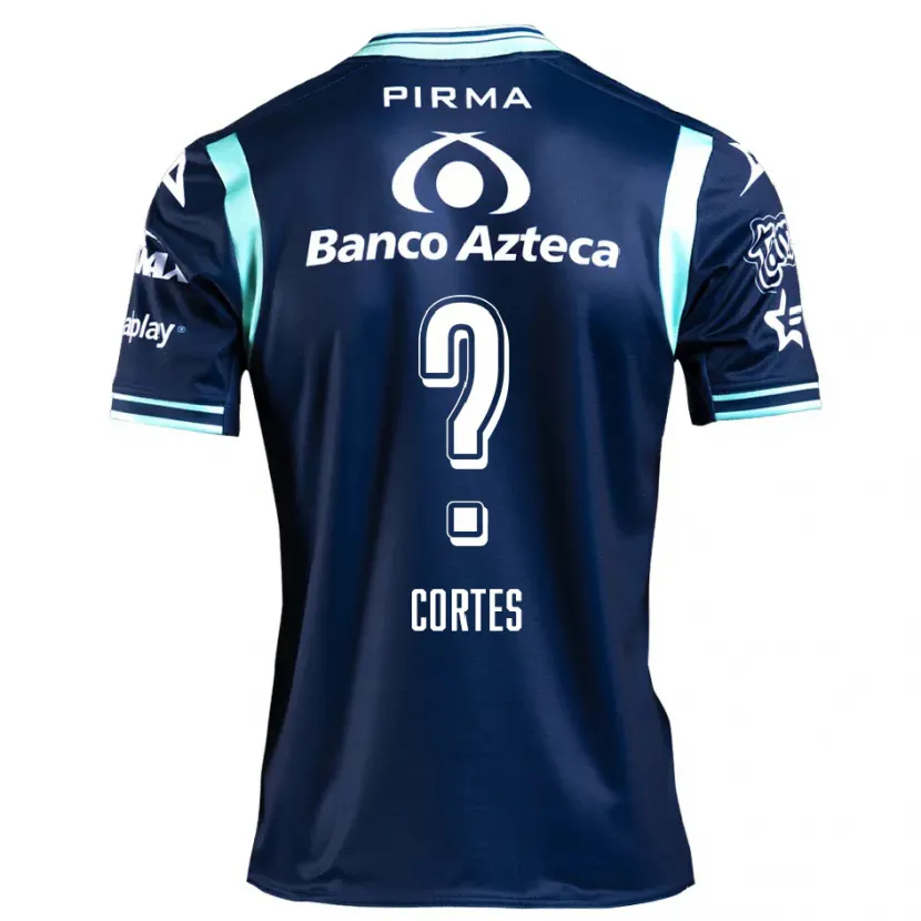 Danxen Niño Camiseta Vinícius Côrtes #0 Azul Marino 2ª Equipación 2024/25 La Camisa