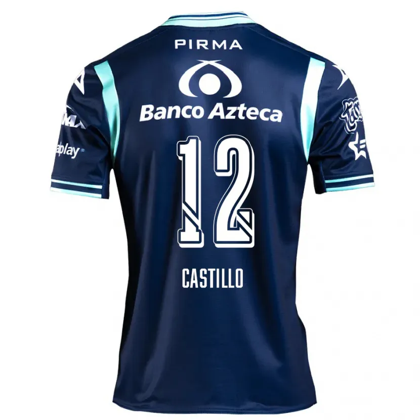 Danxen Niño Camiseta Raúl Castillo #12 Azul Marino 2ª Equipación 2024/25 La Camisa