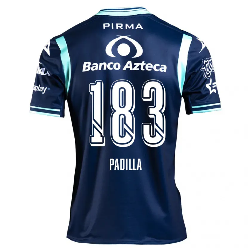 Danxen Niño Camiseta Donovan Padilla #183 Azul Marino 2ª Equipación 2024/25 La Camisa