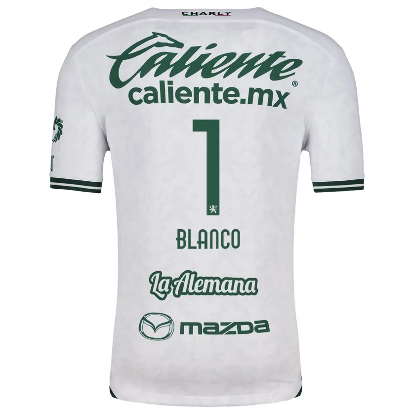 Danxen Niño Camiseta Alfonso Blanco #1 Blanco Verde 2ª Equipación 2024/25 La Camisa