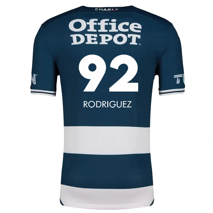 Danxen Hombre Camiseta Sergio Rodríguez #92 Azul Blanco 1ª Equipación 2024/25 La Camisa
