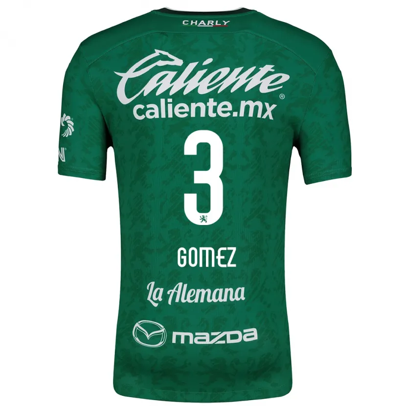 Danxen Hombre Camiseta Karen Gómez #3 Verde Blanco 1ª Equipación 2024/25 La Camisa