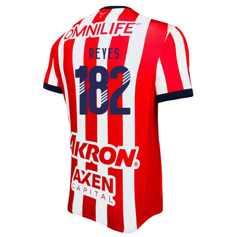 Danxen Hombre Camiseta Mauricio Reyes #182 Rojo Blanco Azul 1ª Equipación 2024/25 La Camisa