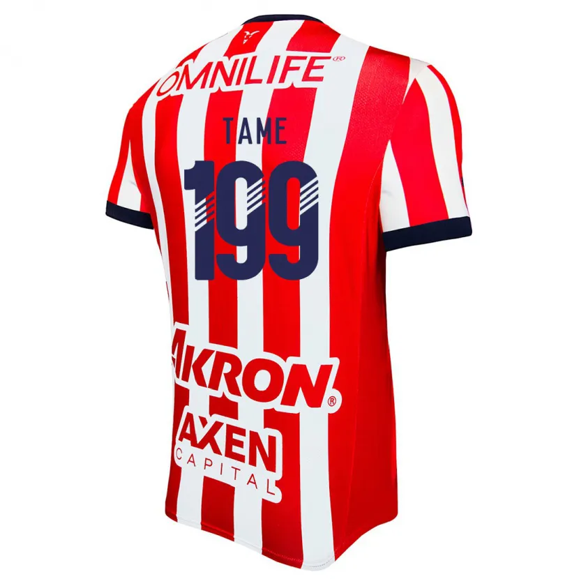 Danxen Hombre Camiseta Emilio Tame #199 Rojo Blanco Azul 1ª Equipación 2024/25 La Camisa
