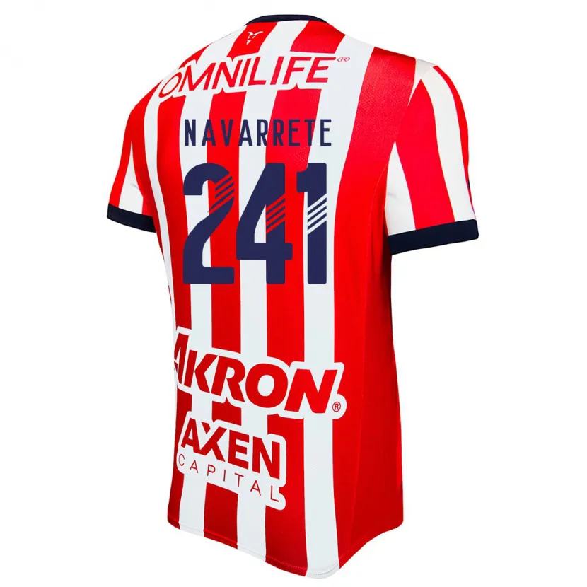 Danxen Hombre Camiseta Cristo Navarrete #241 Rojo Blanco Azul 1ª Equipación 2024/25 La Camisa