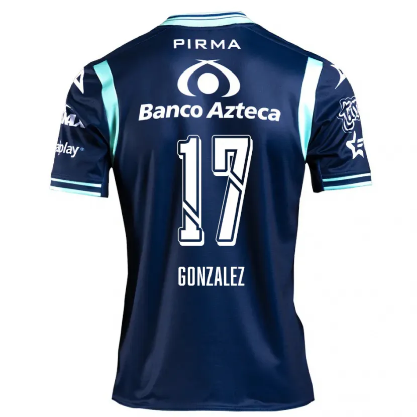 Danxen Hombre Camiseta Andrea González #17 Azul Marino 2ª Equipación 2024/25 La Camisa
