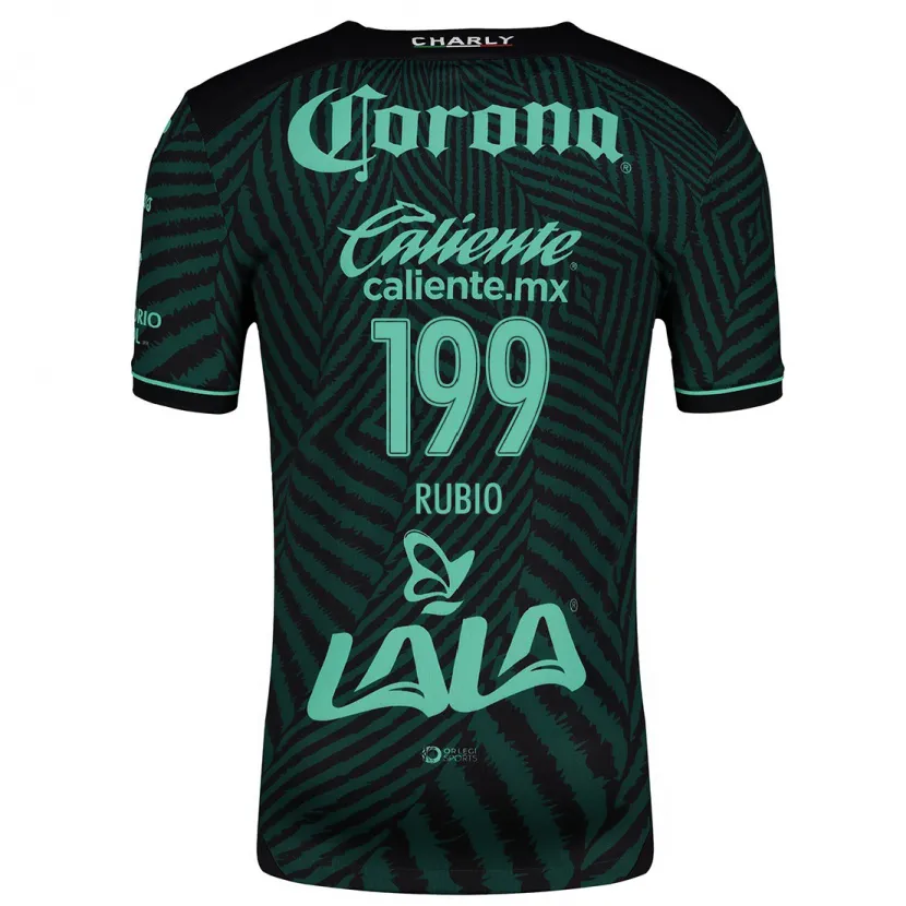 Danxen Hombre Camiseta Ronaldo Rubio #199 Verde Negro 2ª Equipación 2024/25 La Camisa