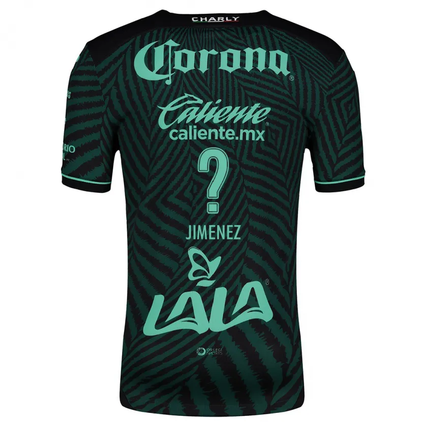 Danxen Hombre Camiseta Tahiel Jiménez #0 Verde Negro 2ª Equipación 2024/25 La Camisa