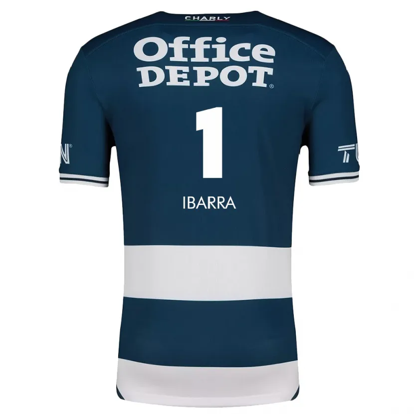 Danxen Mujer Camiseta Fabiola Ibarra #1 Azul Blanco 1ª Equipación 2024/25 La Camisa